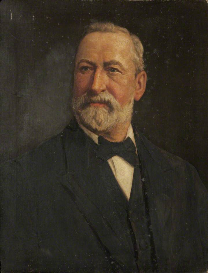 Portrait Of A Man With An Imperial Beard — Harry Herman Salomon