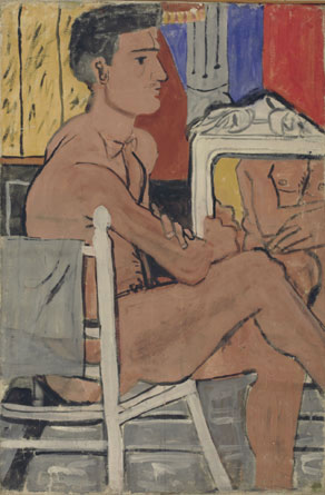 Italian Nude Sitting — Yiannis Tsaroychis
