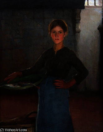A Zandvoort Fishergirl — Elizabeth Adela Stanhope Forbes