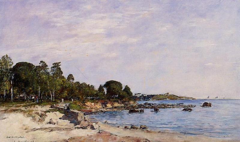 Juan-les-pins, The Bay And The Shore — Eugène Louis Boudin