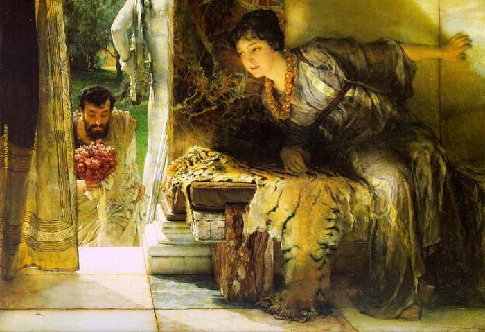 Welcome Footsteps — Lourens Alma Tadema