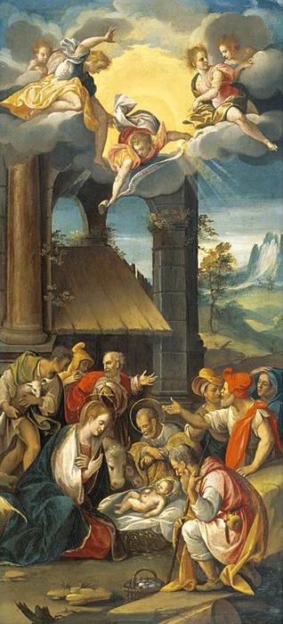 The Adoration Of The Shepherds — Prospero Fontana