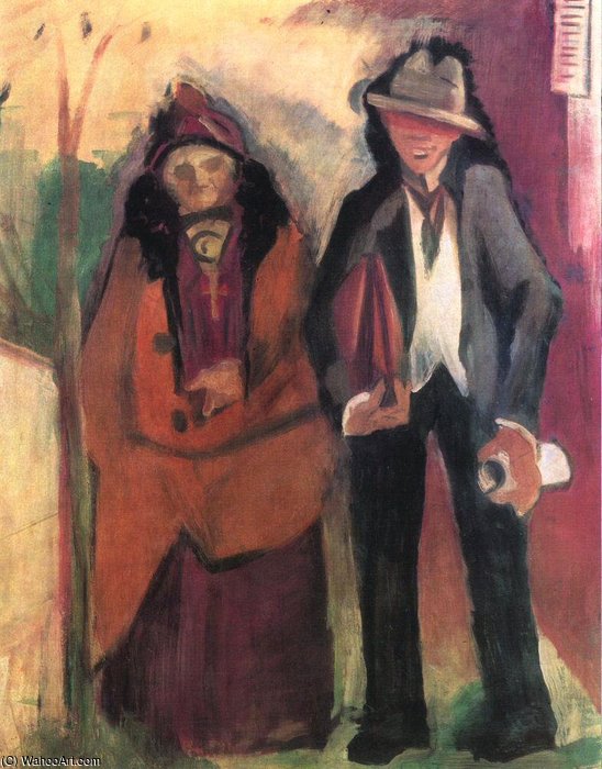 French Poet And His Mother — István Farkas