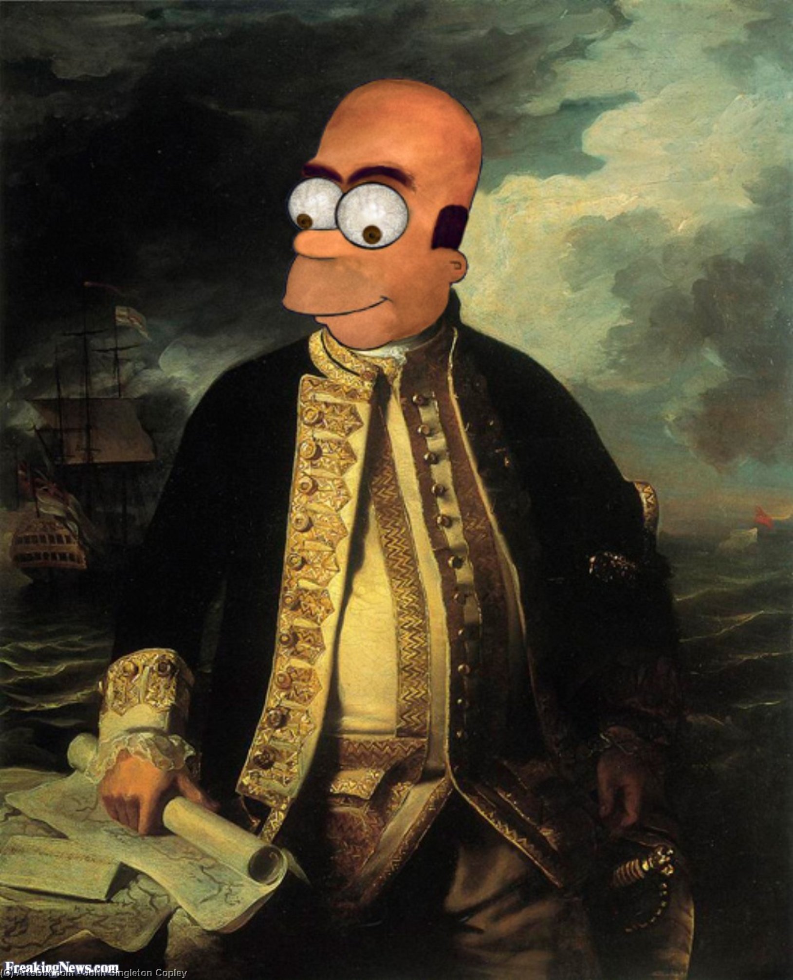 Clark Gayton, Admiral Of The White — John Singleton Copley