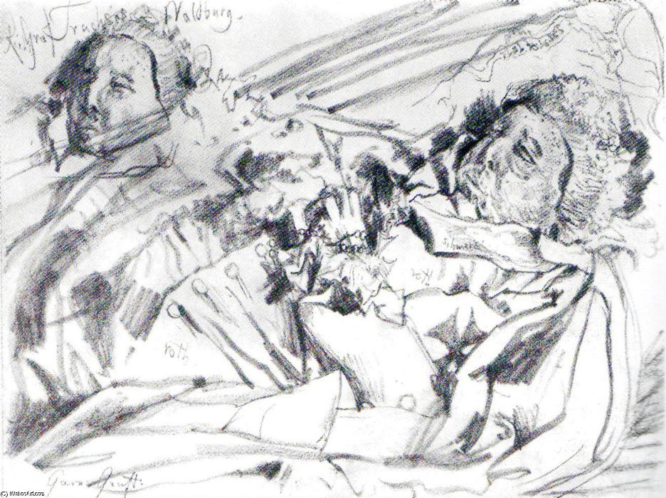 Corpse Of The Imperial Count Von Waldburg — Adolph Von Menzel