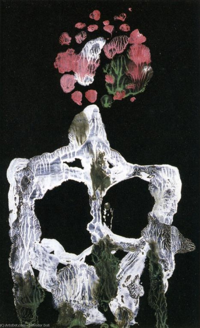 The Vertebrated Cavern - Series Of Decals — Salvador Dalí
