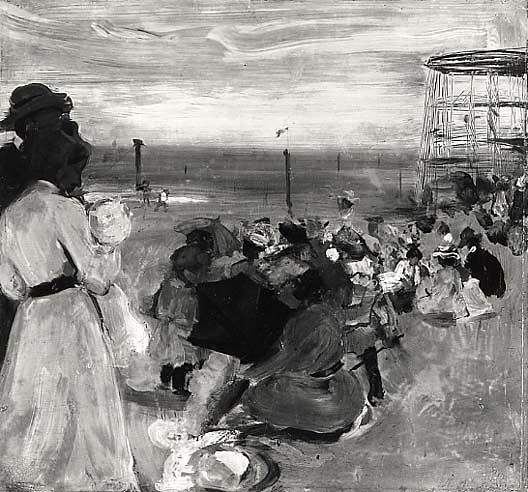 Rockaway Beach, (painting) — Alfred Henry Maurer