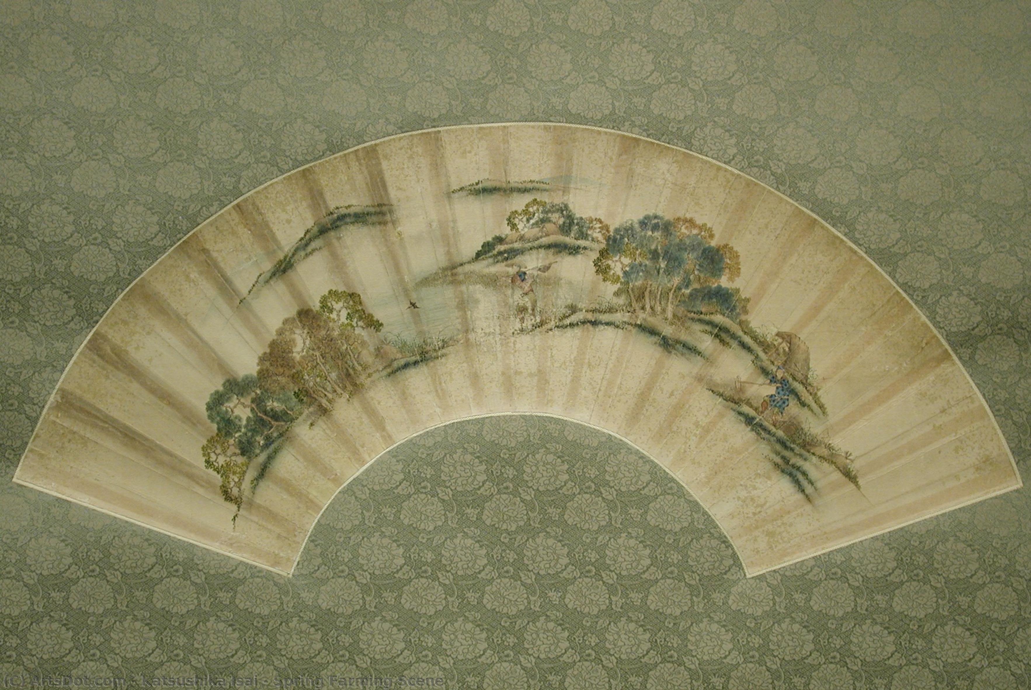 Spring Farming Scene — Katsushika Isai
