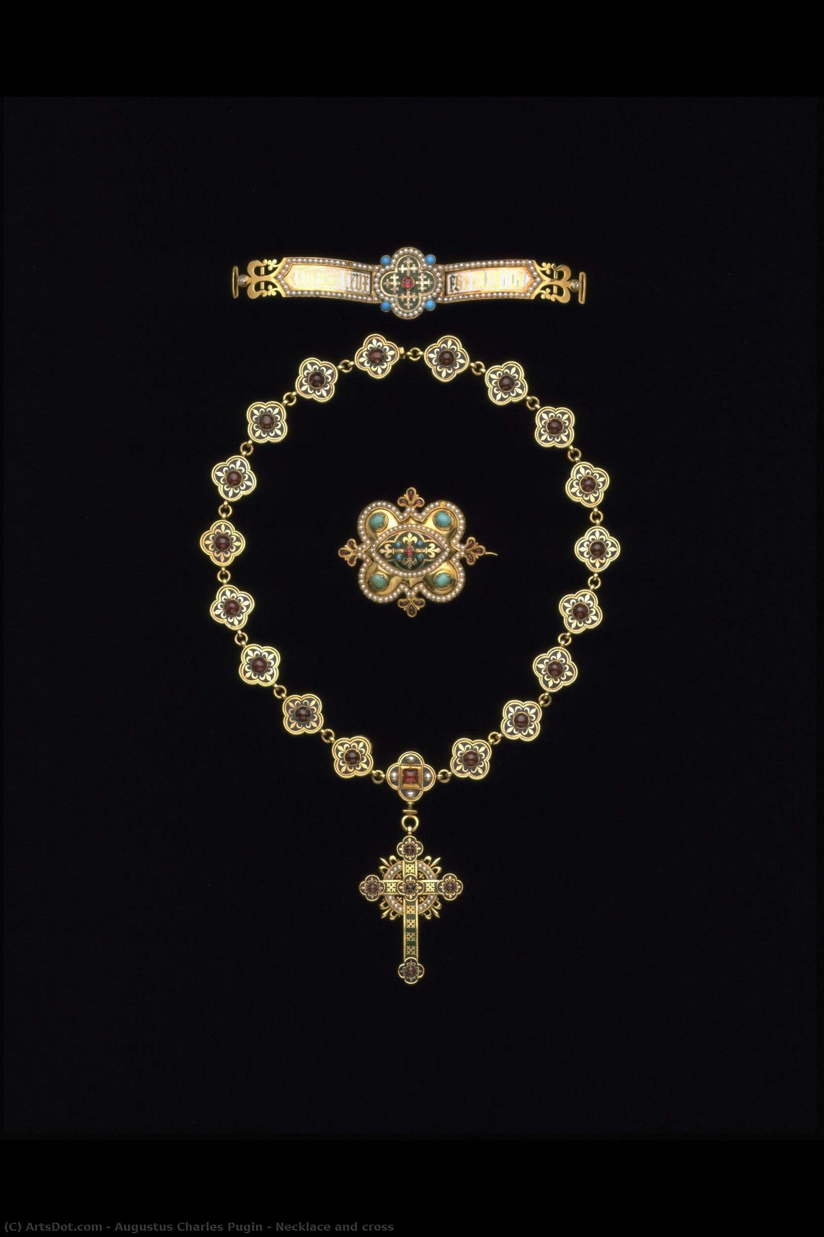 Necklace And Cross — Augustus Charles Pugin