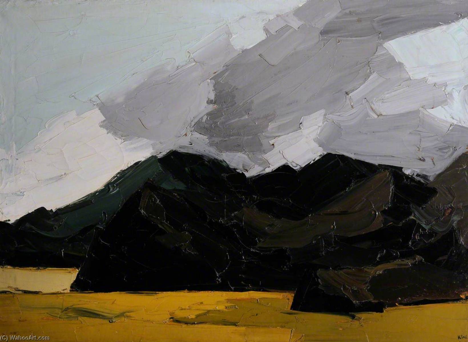 Cloud And Hills Above The Traeth — Ки́ффин Уильямс