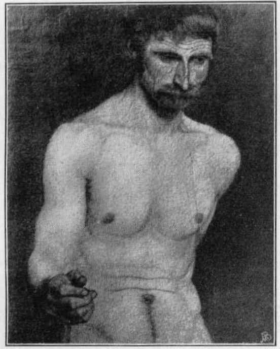 Aktstudie — Friedrich Wasmann