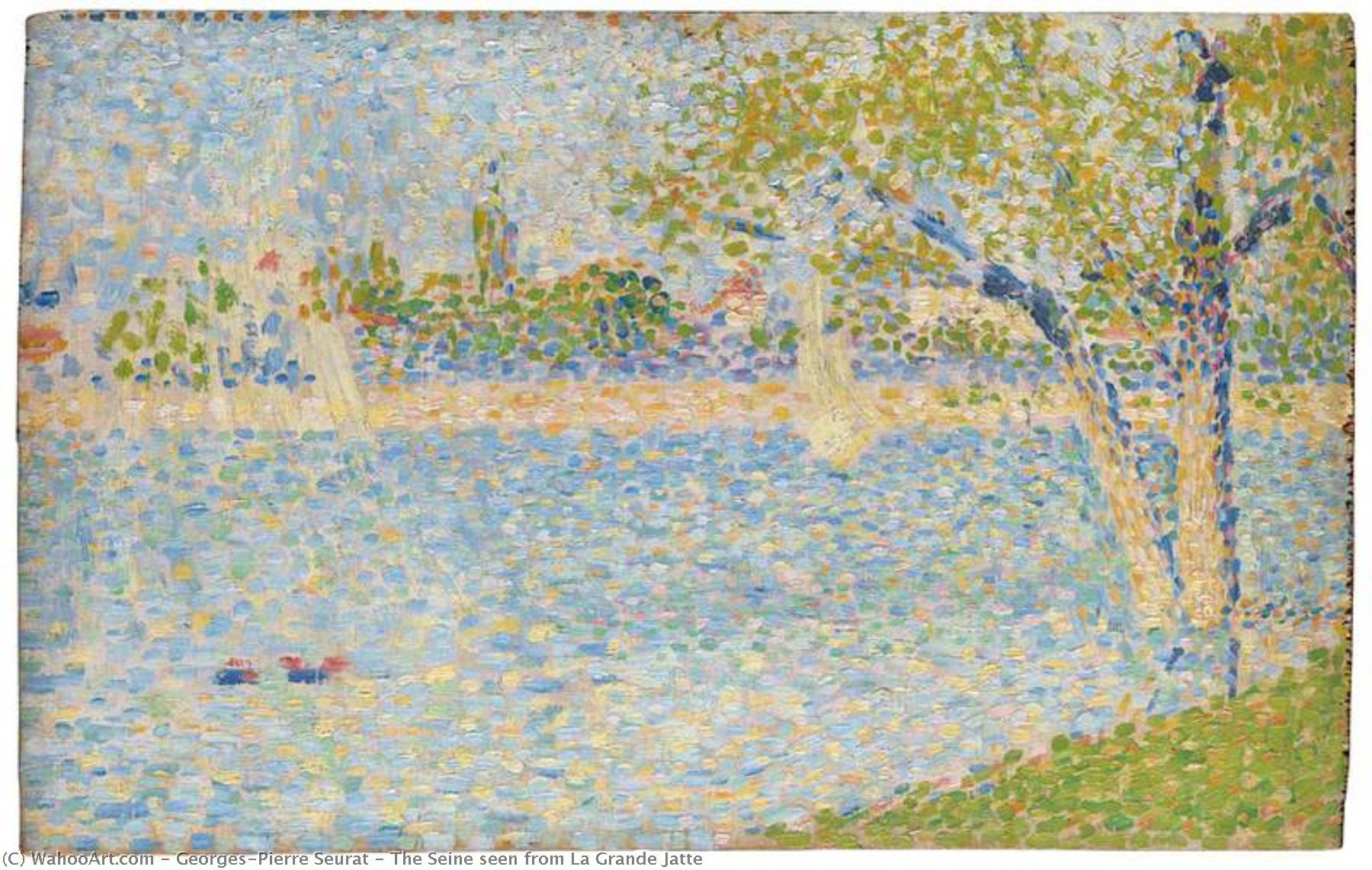 The Seine Seen From La Grande Jatte — Georges Seurat