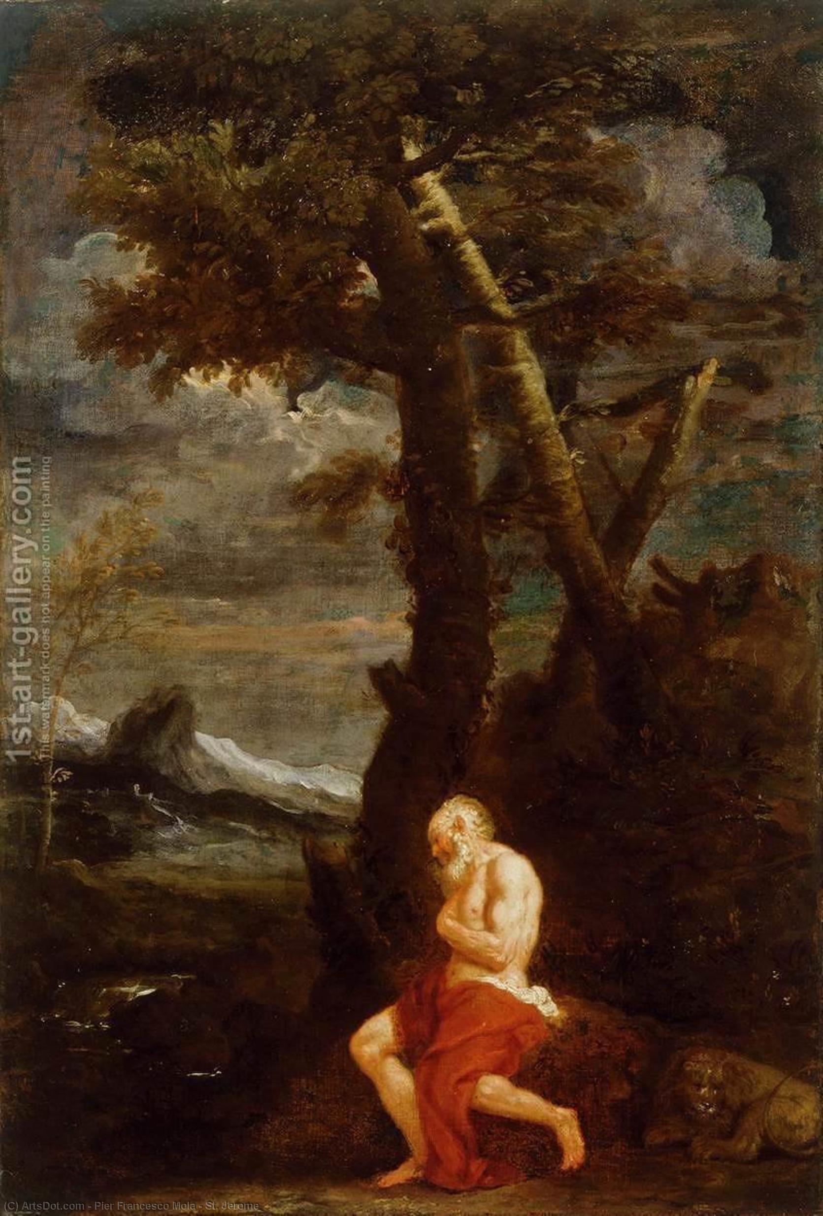 St. Jerome — Da Pier Francesco Mola