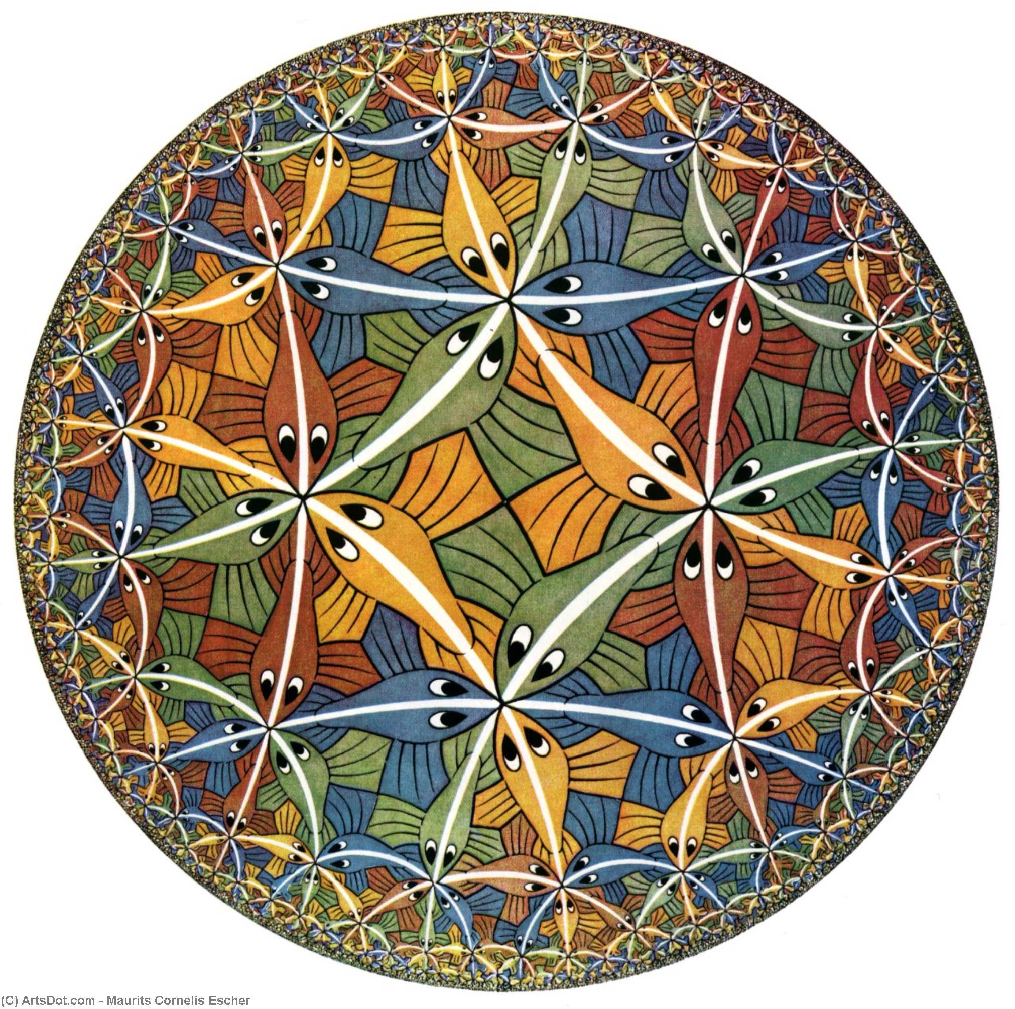 Circle Limit Iii — Maurits Cornelis Escher