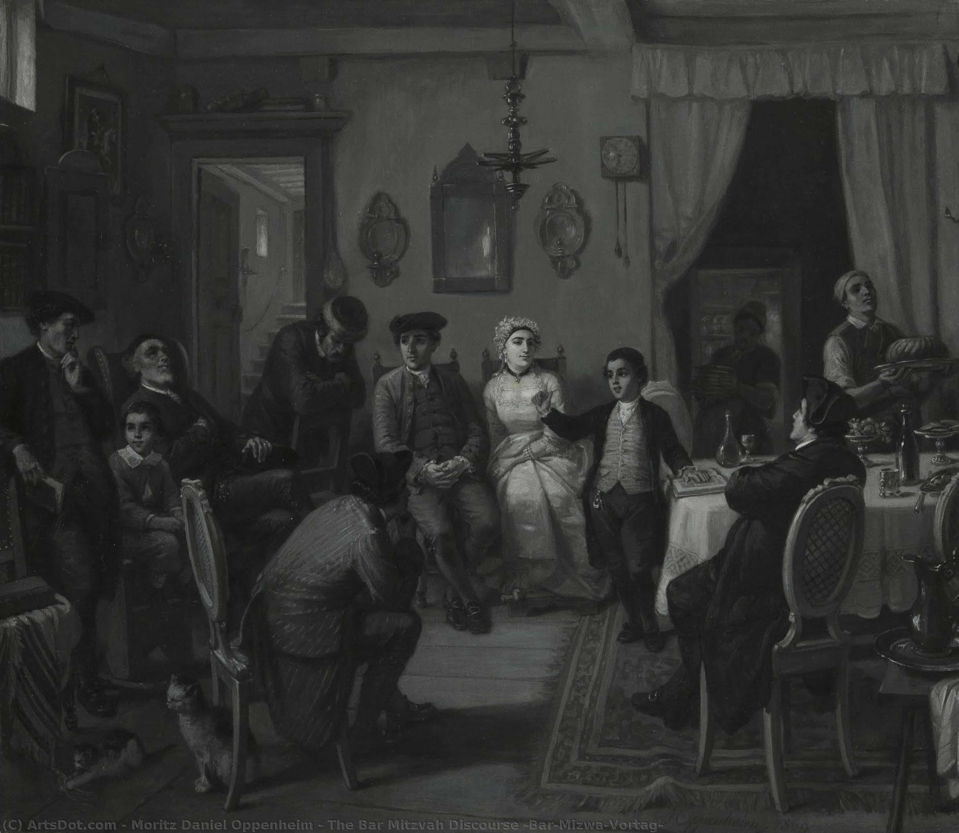 The Bar Mitzvah Discourse (bar-mizwa-vortag) — Moritz Daniel Oppenheim