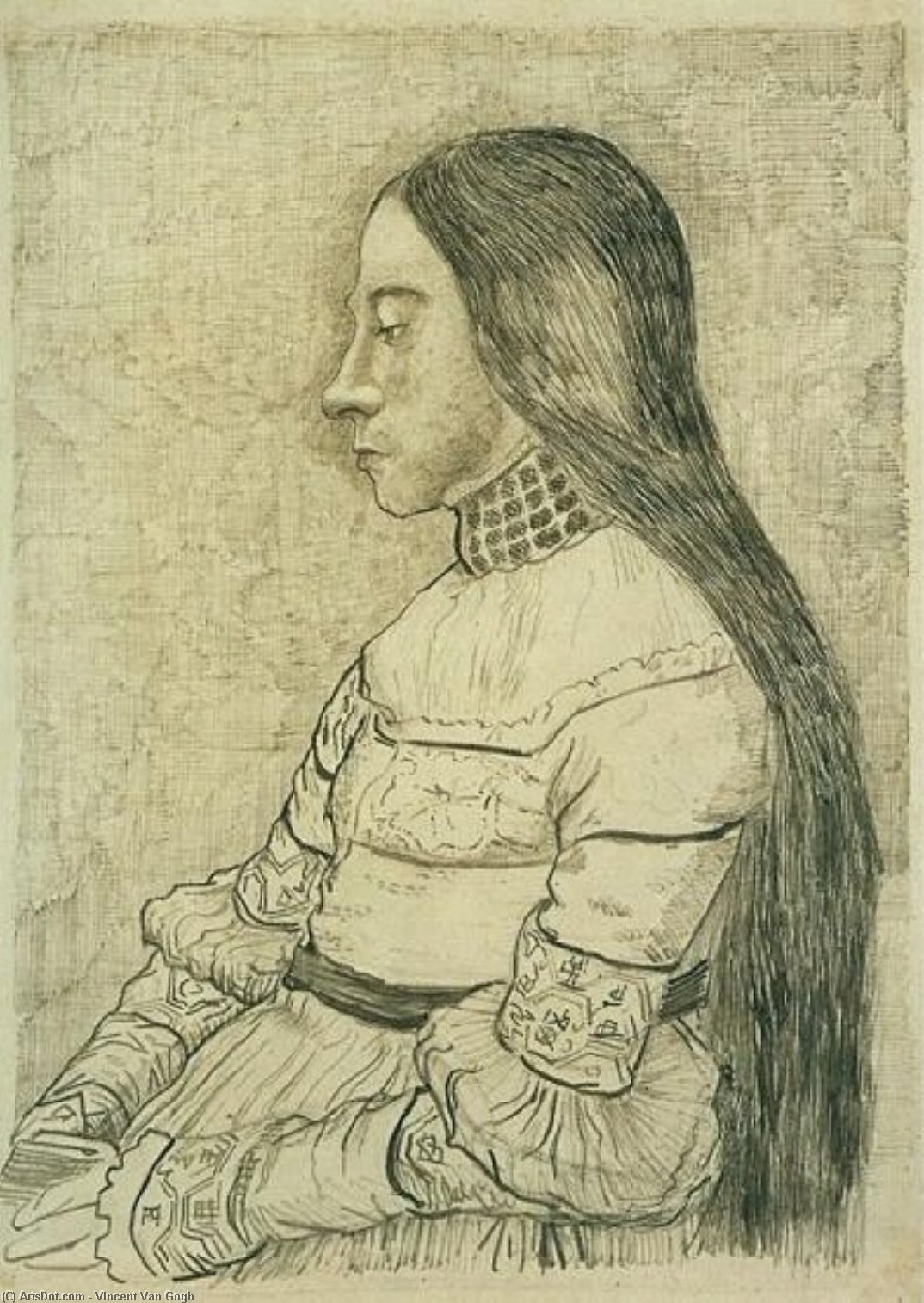 Daughter Of Jacob Meyer — Vincent Willem Van Gogh