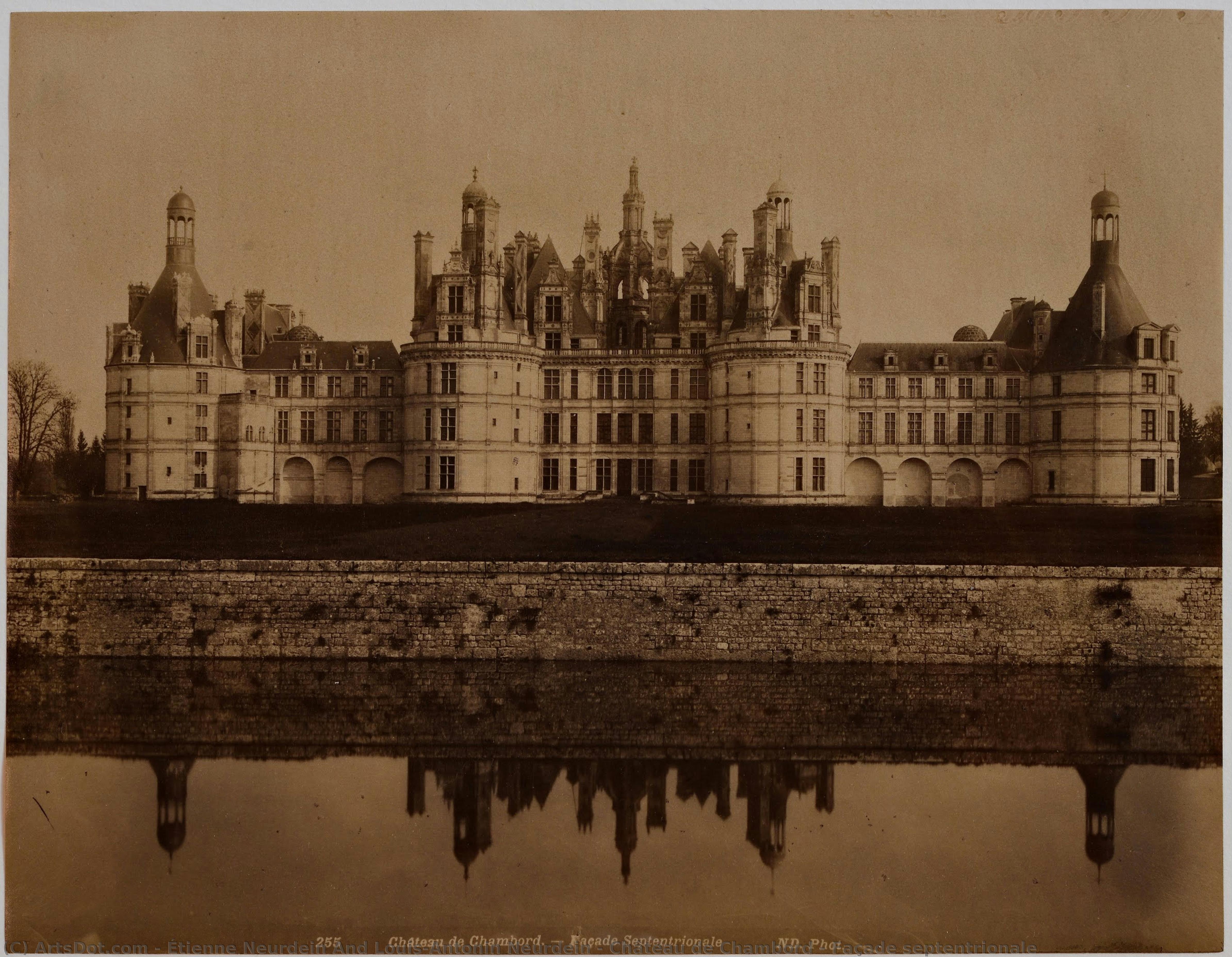 Château De Chambord - Façade Septentrionale — Étienne Neurdein And Louis-antonin Neurdein