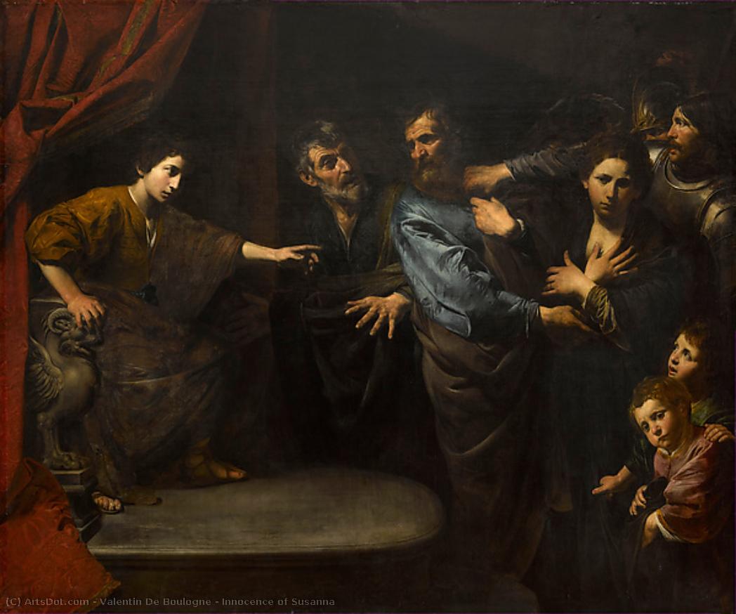 Innocence Of Susanna — Valentin De Boulogne