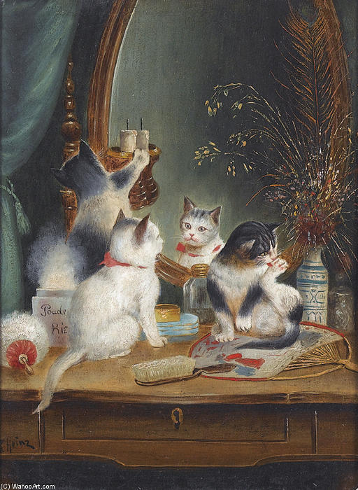 Cats In The Boudoir — Carl Reichert