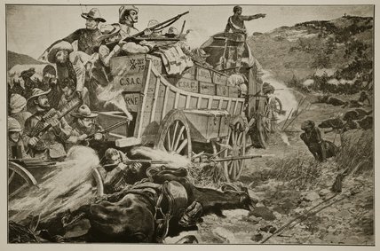The Matabele War — Richard Caton Woodville