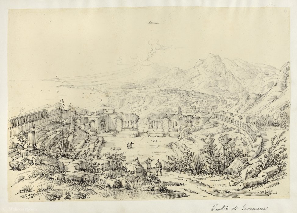 Two Travel Albums With Views Of Naples, Sicily And Rome — Giacinto Gigante