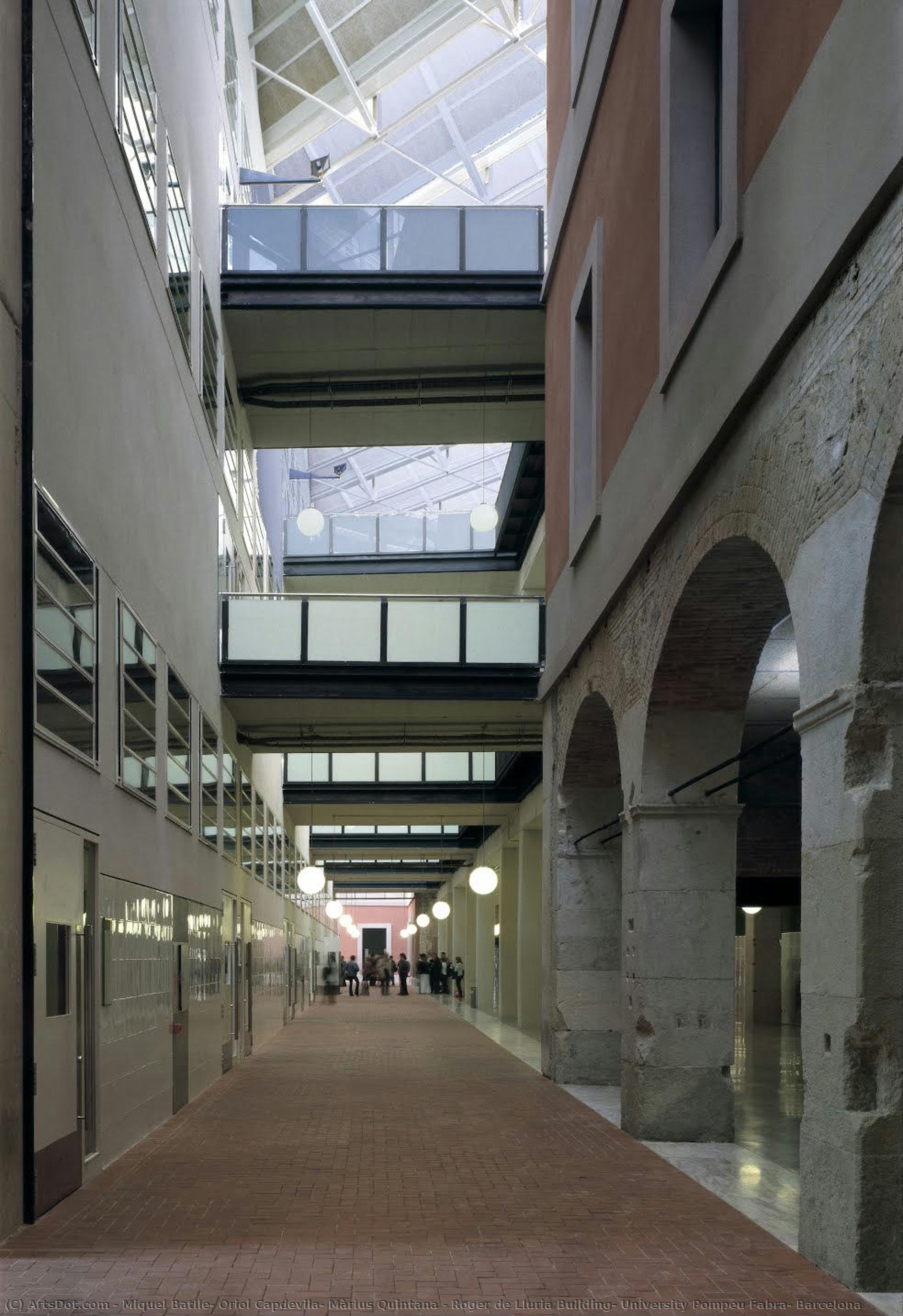 Roger De Lluria Building, University Pompeu Fabra, Barcelona — Miquel Batlle, Oriol Capdevila, Màrius Quintana