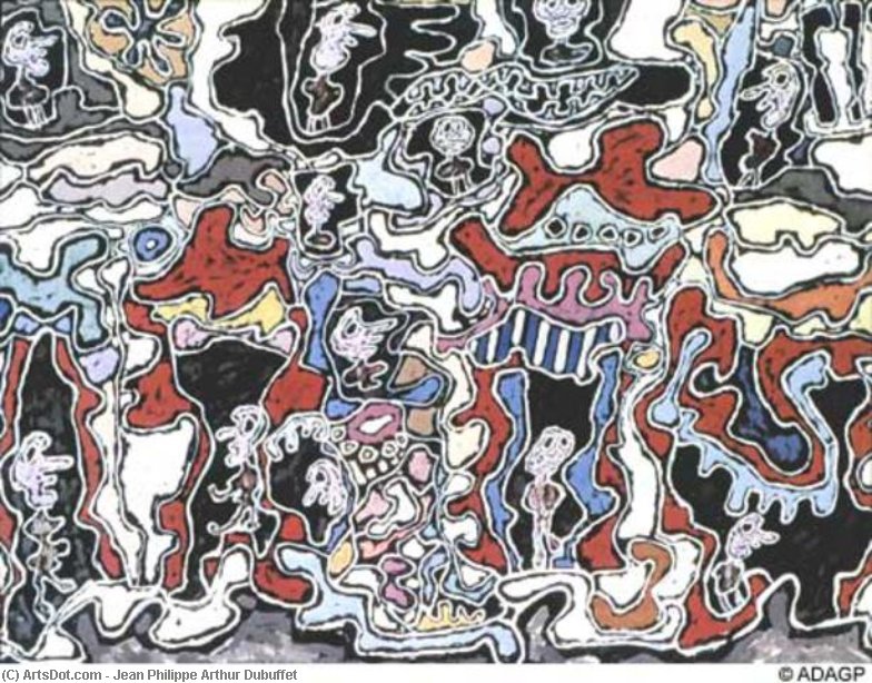 Rue De L'entourloupe — Jean Philippe Arthur Dubuffet