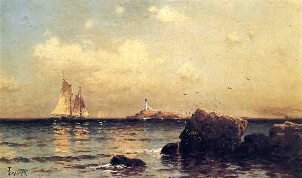 Mule Island, Isle Of Shoals — Alfred Thompson Bricher