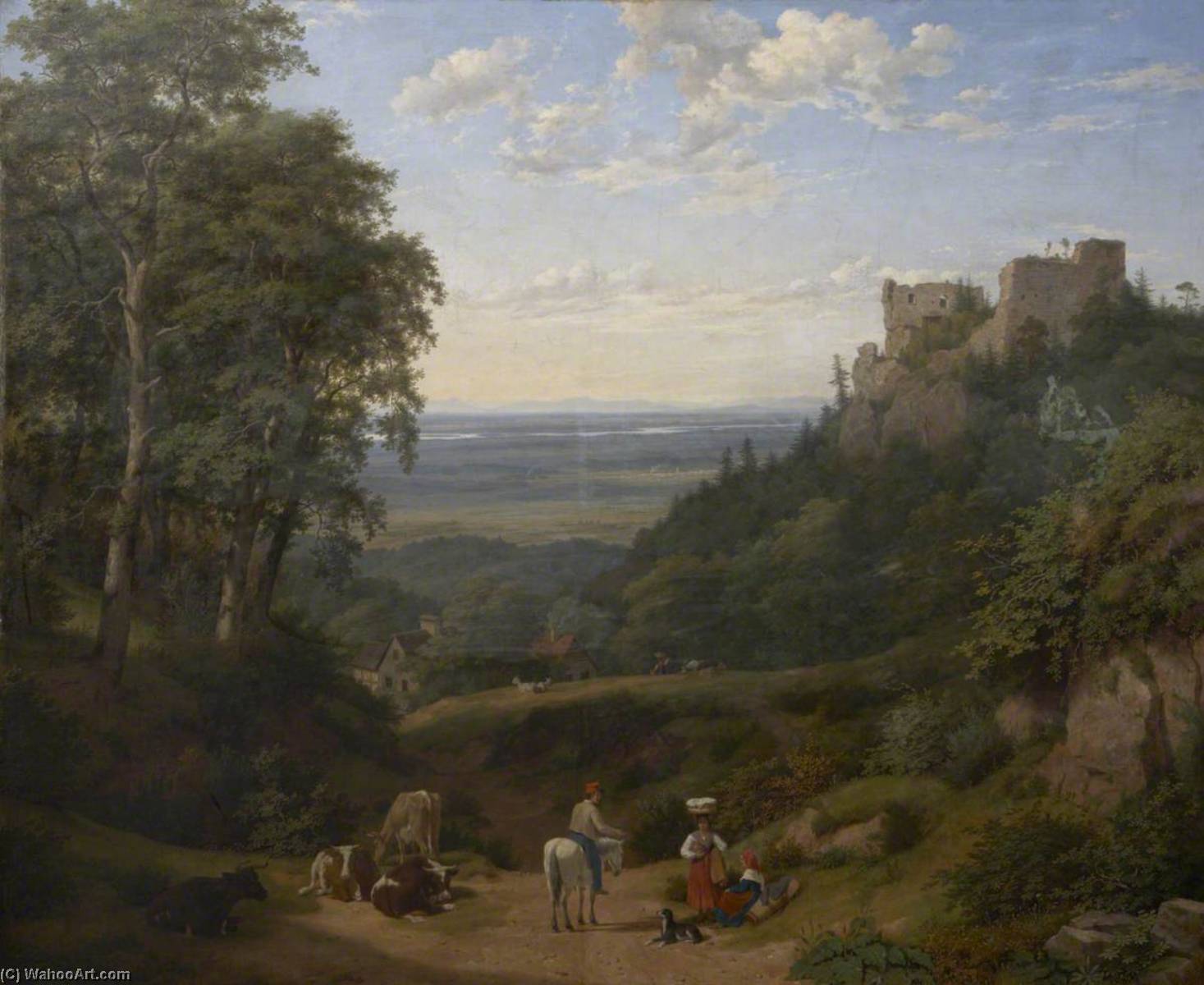 Ruins Of Eberstone Castle — Philip Hutchins Rogers