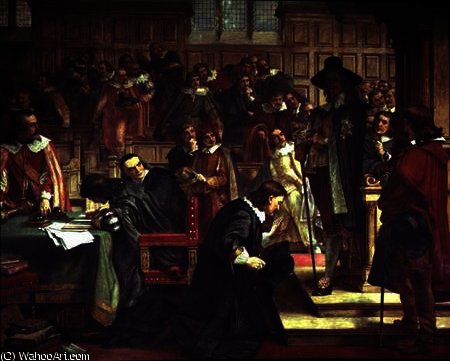 Attempted Arrest Of 5 Members Of The House Of Commons — Charles West Cope