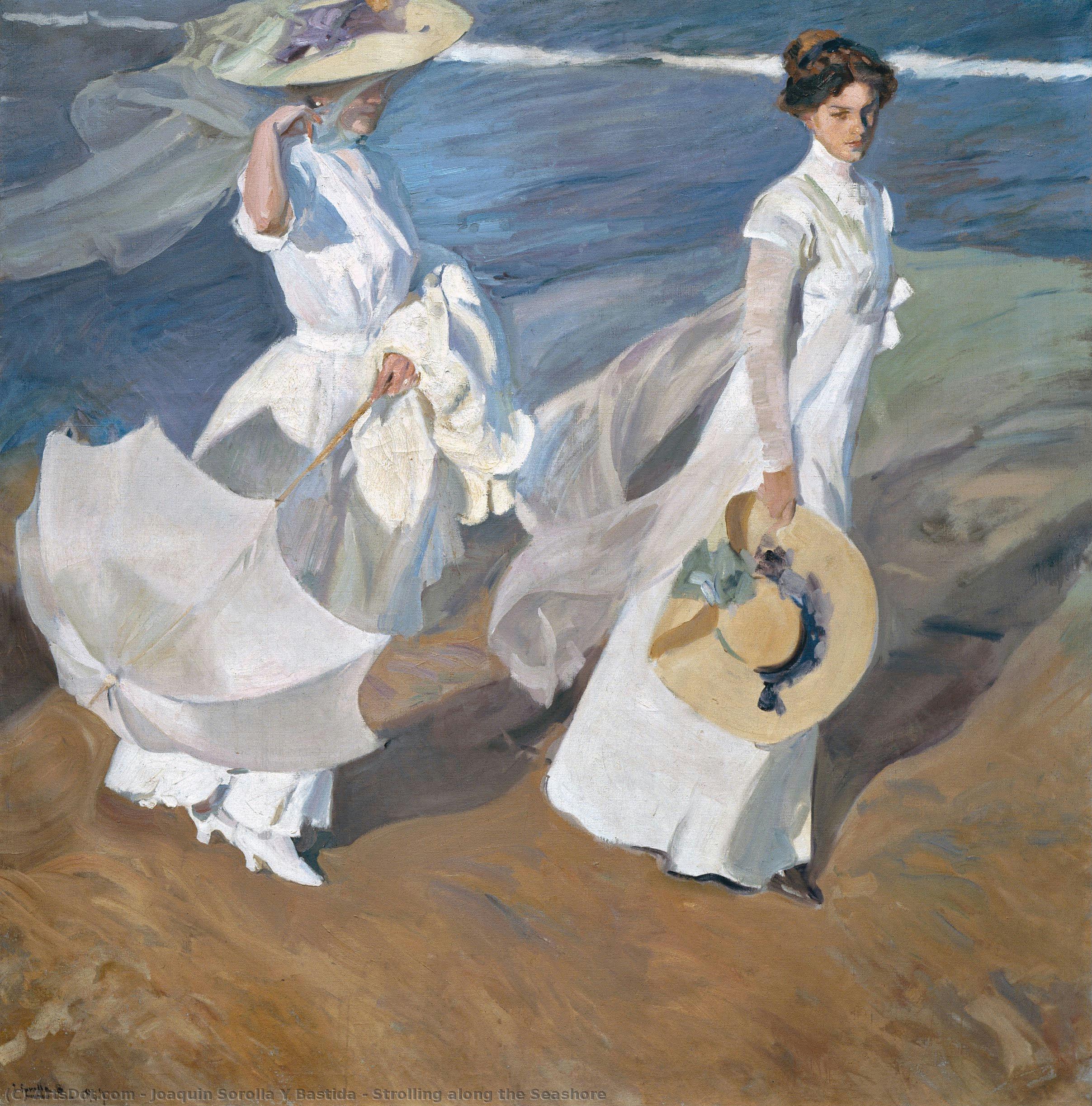 Strolling Along The Seashore — Joaquín Sorolla Y Bastida