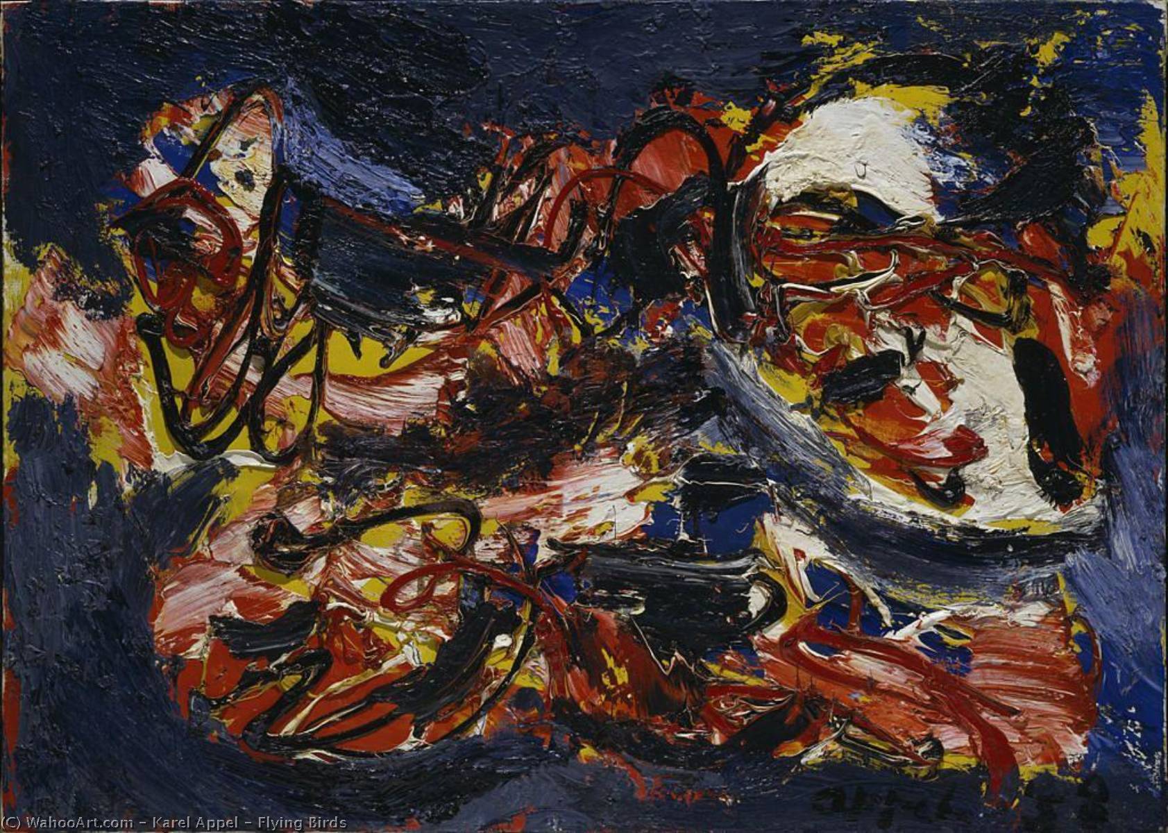 Flying Birds — Кarel Appel