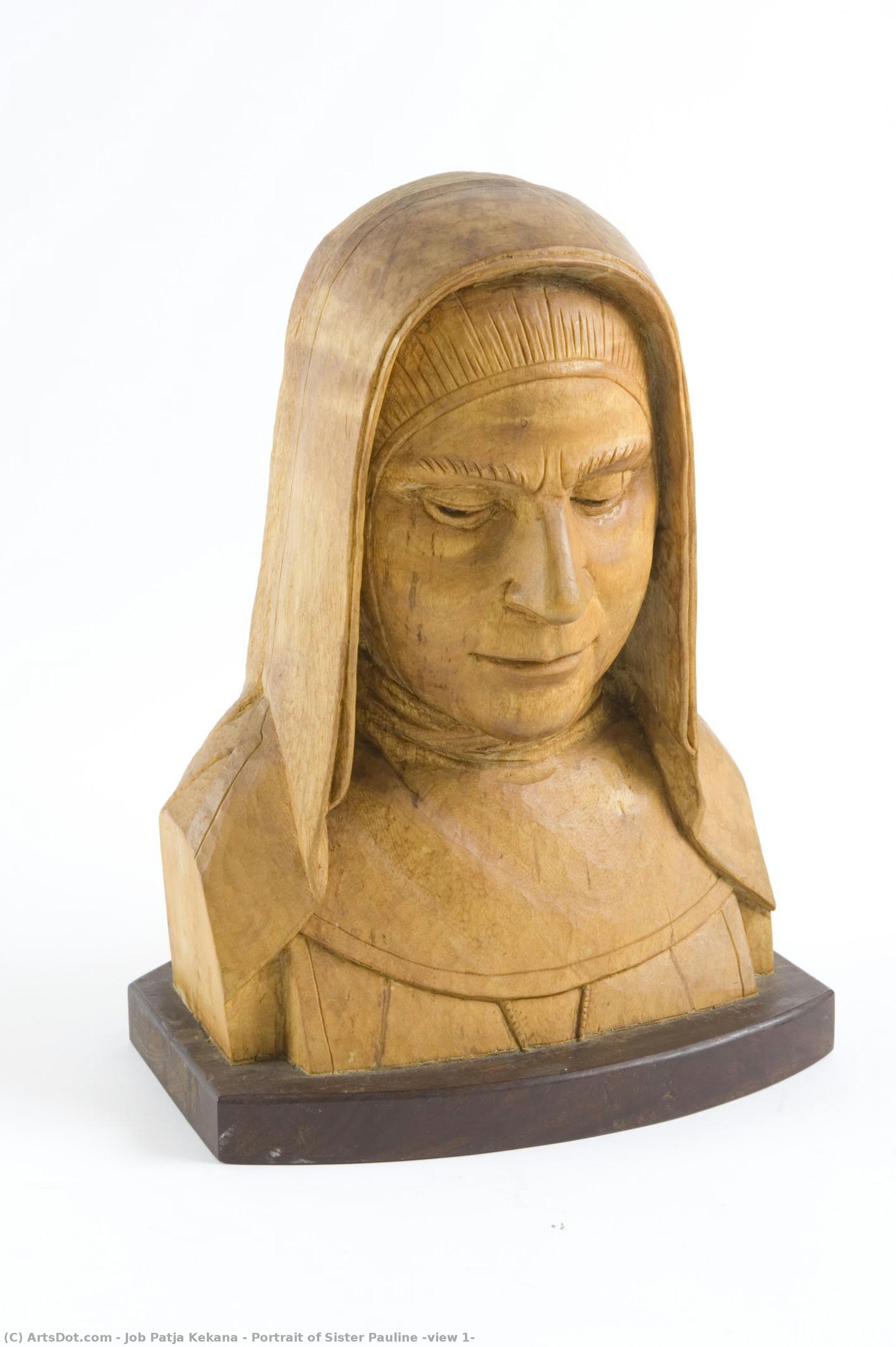 Portrait Of Sister Pauline (view 1) — Job Patja Kekana