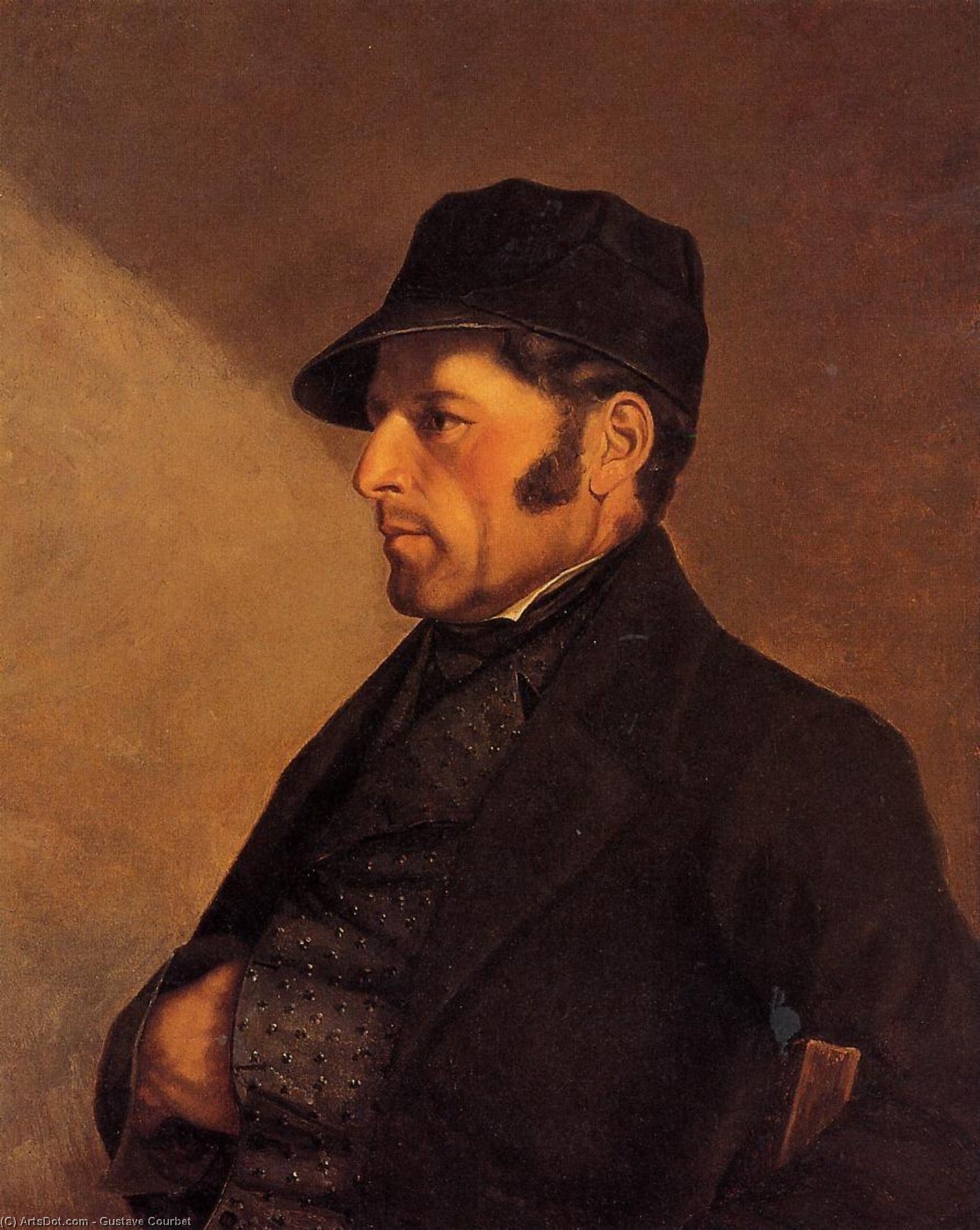 Retrato Del Padre Del Artista — Gustave Courbet