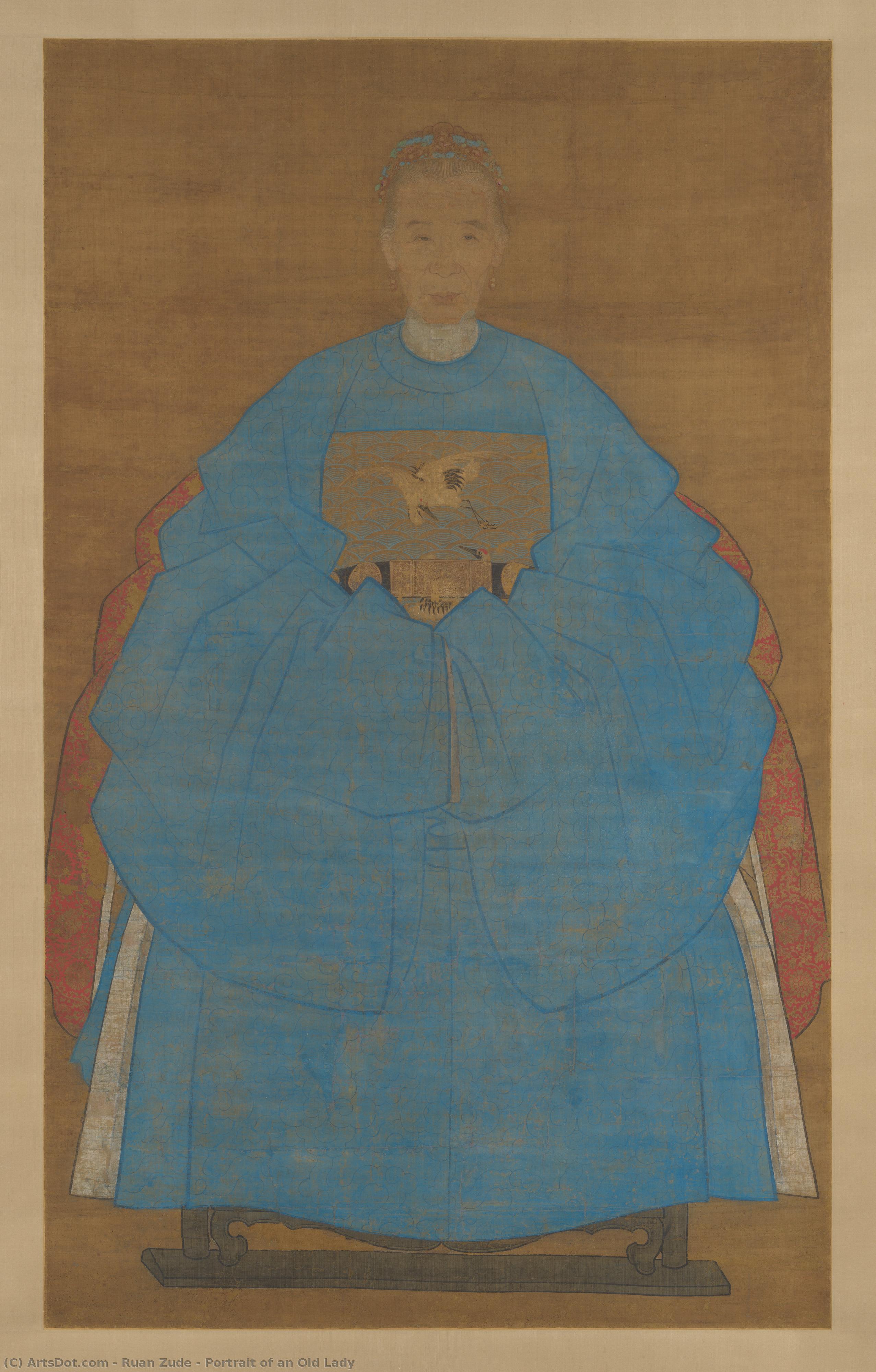 Portrait Of An Old Lady — Ruan Zude