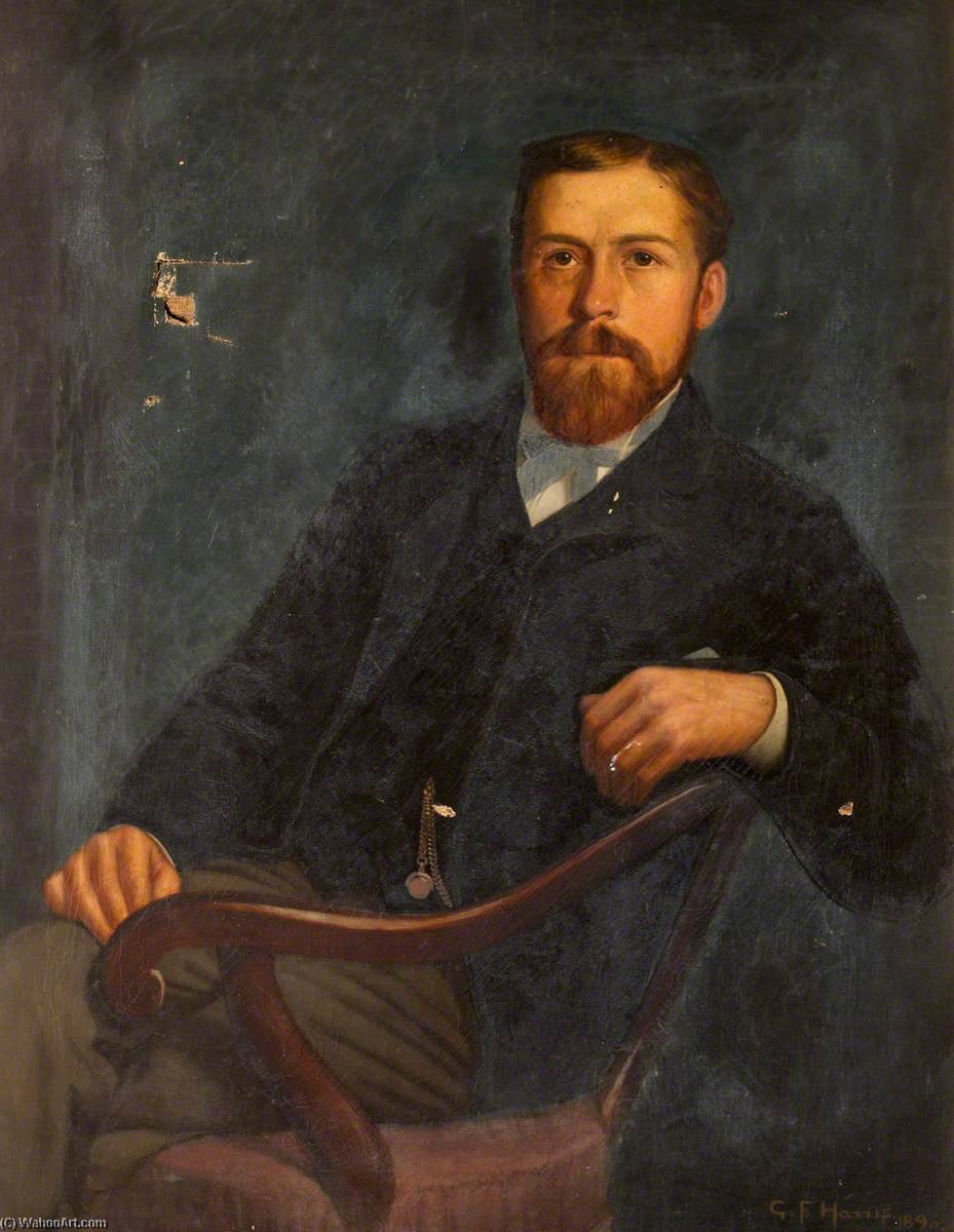 Portrait Of An Unknown Man — George Frederick Harris