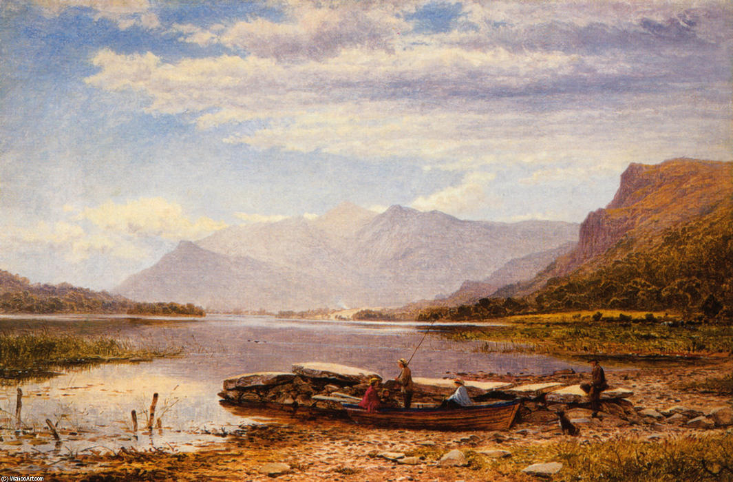 Derwentwater From Ladore — R.a Benjamin Williams Leader