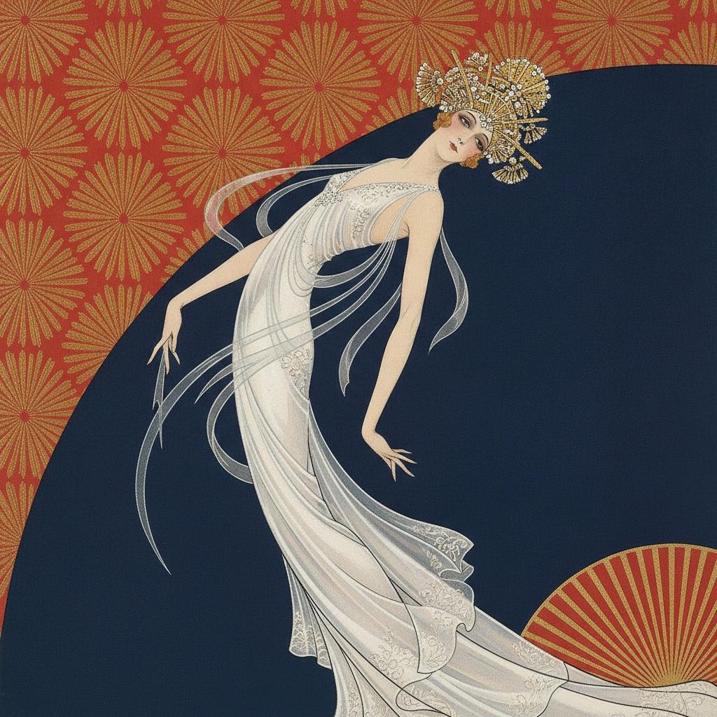 Karmesinrote Sonnenstrahlen Und Die Marineblaue Mondsichel-figur — Valentin Laurent De Courcey