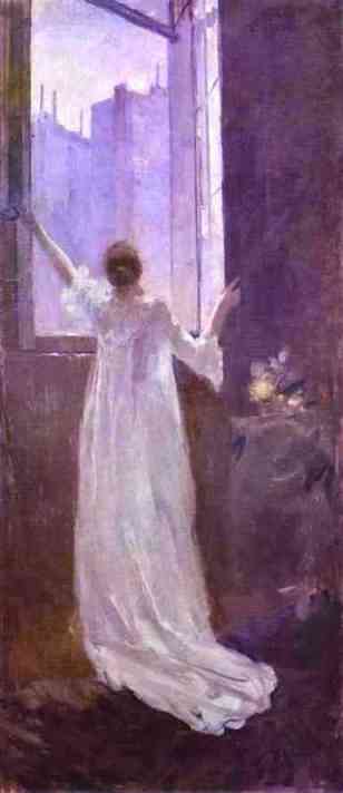 At The Window — Konstantin Alexeievitch Korovin