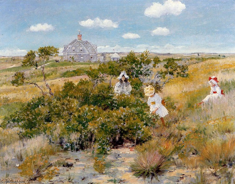 The Bayberry Bush Aka Chase Homestead Shinnecock — ウィリアム・メリット・チェイス