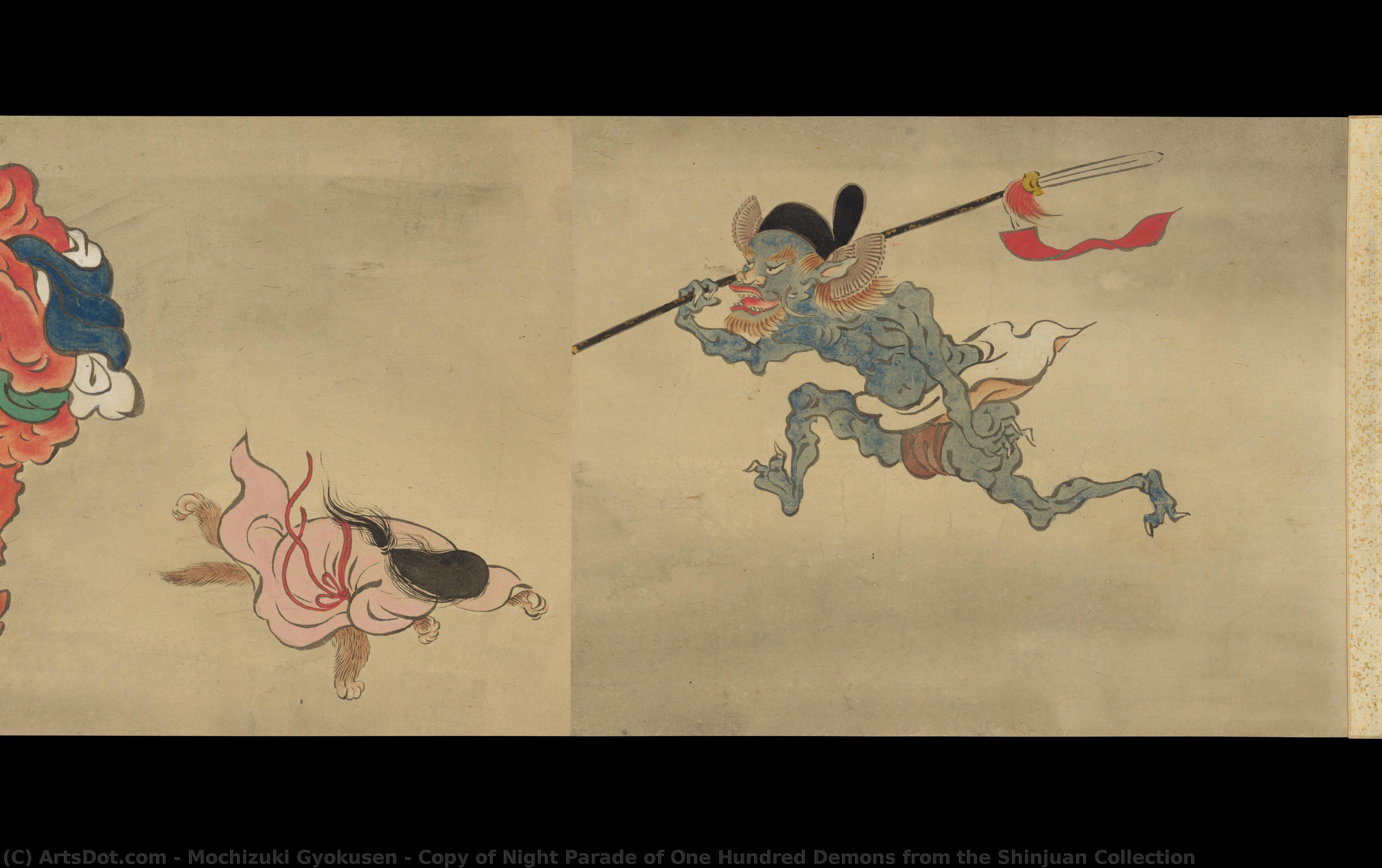 Copy Of Night Parade Of One Hundred Demons From The Shinjuan Collection — Mochizuki Gyokusen