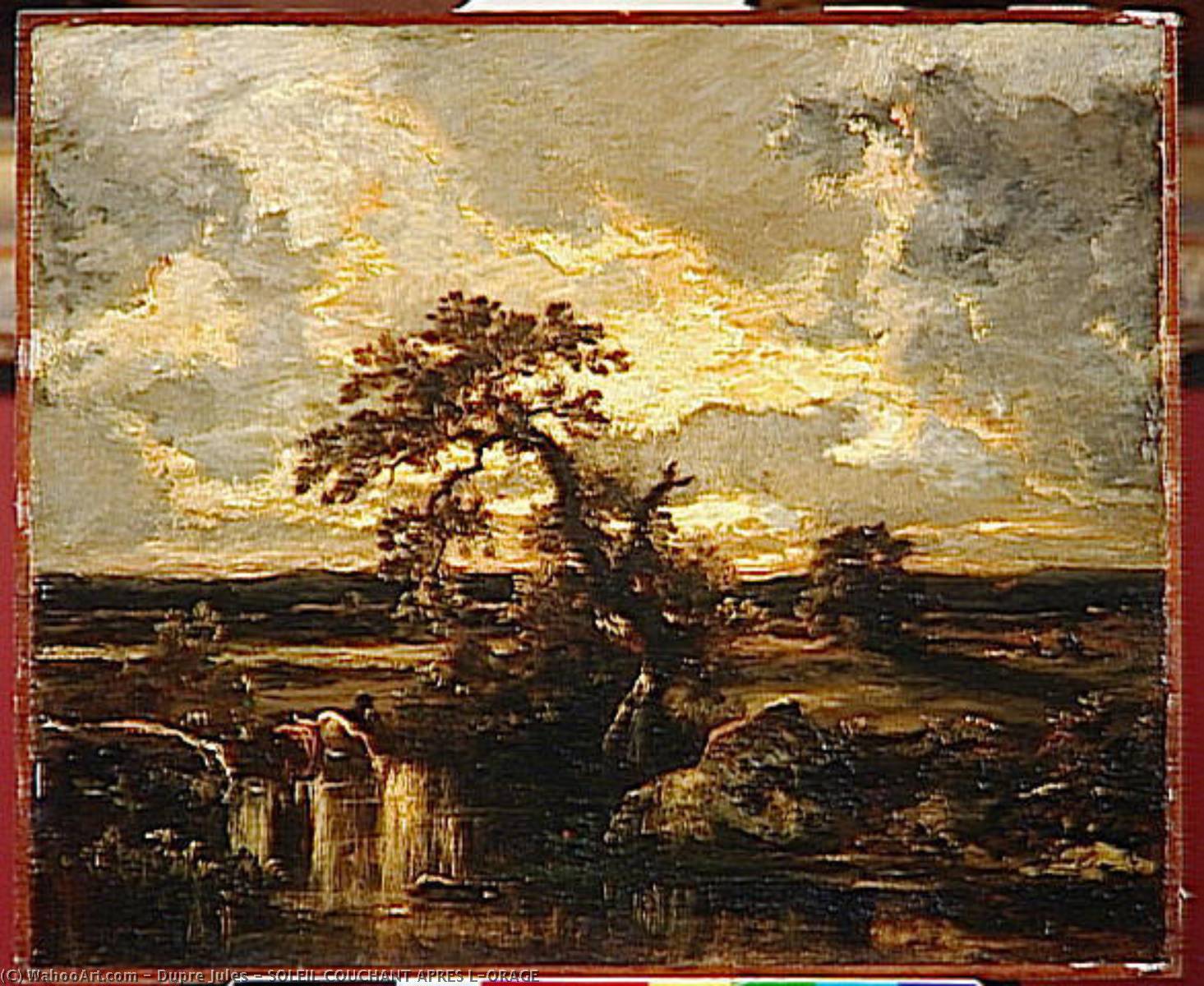 Soleil Couchant Apres L'orage — Жюль Дюпре