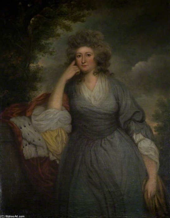 Anne Watts, Wife Of The 11th Earl Of Cassillis — Mather Brown