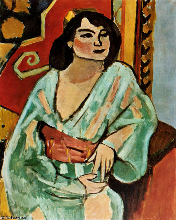 L'algérienne Öl Auf Leinwand Paris, Musée National D'art Moderne — Henri Matisse
