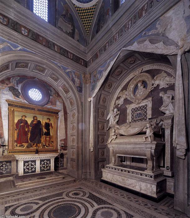 View Of The Chapel Of The Cardinal Of Portugal — Antonio Rossellino