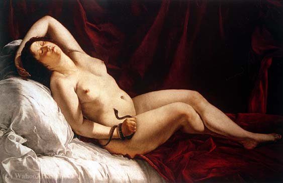 Gentileschi Orazio Cleopatra (1610) — Orazio Gentleschi