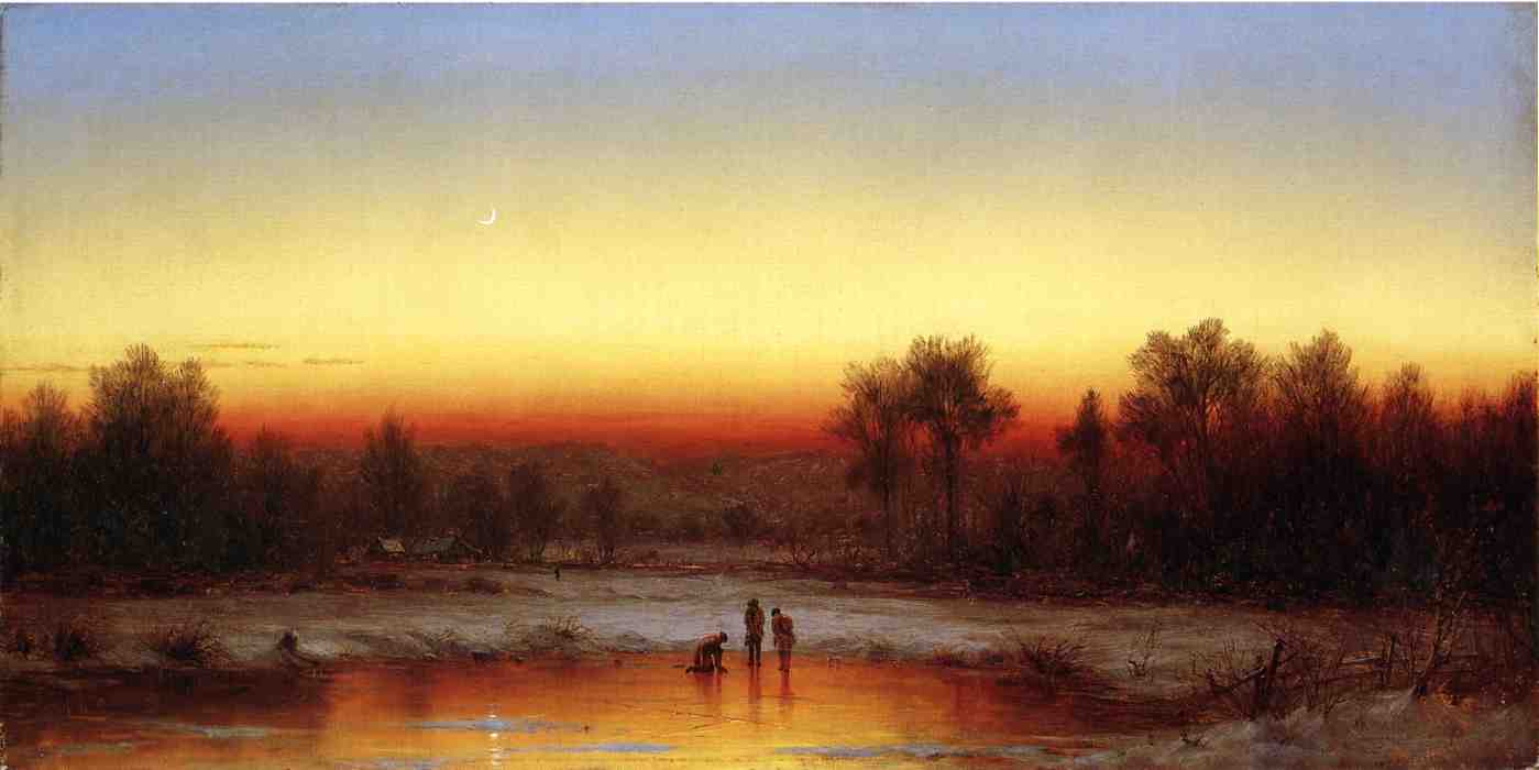 A Winter Twilight — Sanford Robinson Gifford