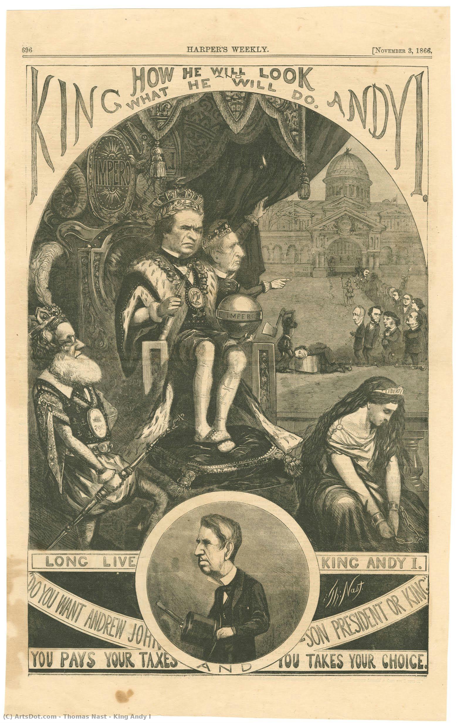 King Andy I — Thomas Nast