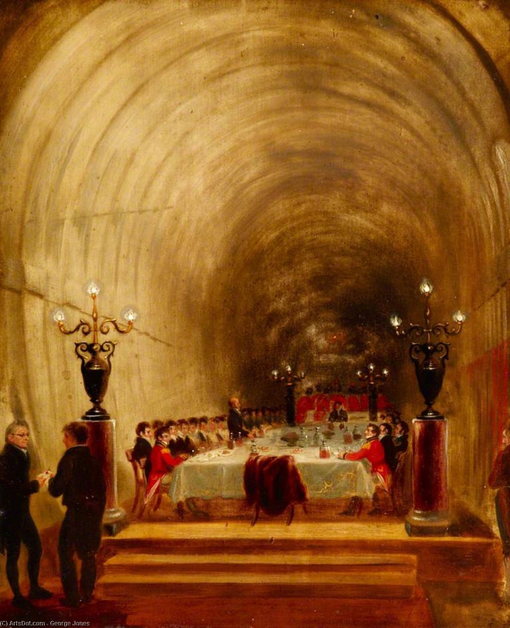 Banquet In The Thames Tunnel — George Jones