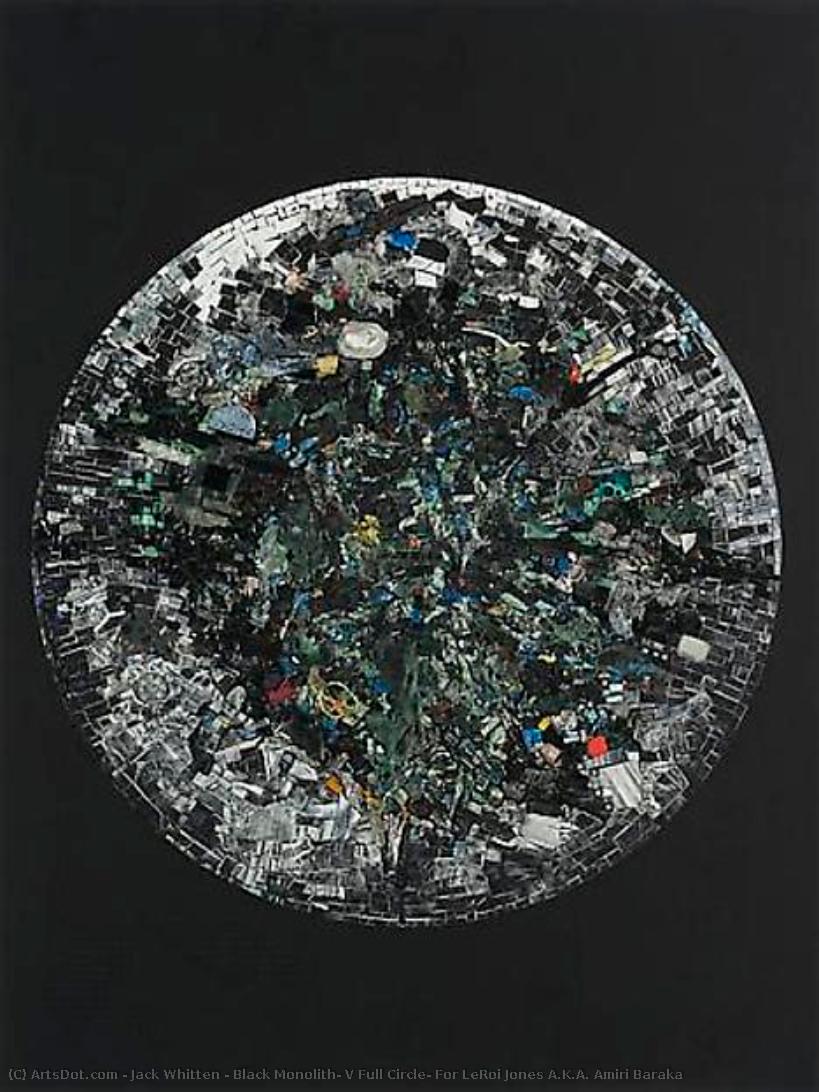 Black Monolith, V Full Circle: For Leroi Jones A.k.a. Amiri Baraka — Jack Whitten